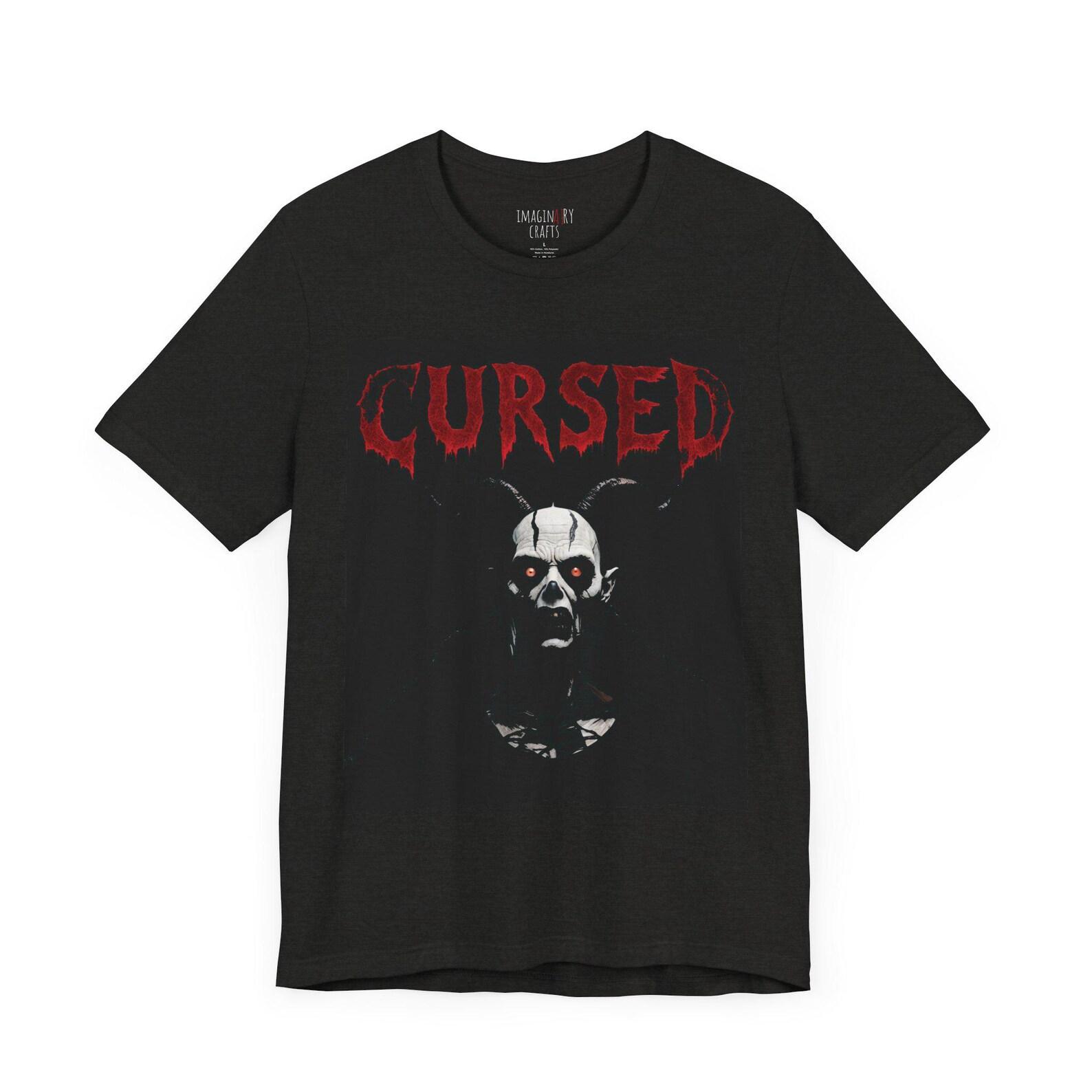 Cursed Horror Character T-Shirt Unisex S