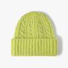 Japanese Winter Warm Simple Twist Woolen Cap Female Earflaps Slipover Male Beanie Student Hat