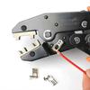 IWISS Flag-type crimp terminals, 187 and 250 series, L-type faston terminals, crimping tool, EDM cut, 0.5/2.5mm², IWS-FL IWS-05FL