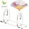 1/2pcs Acrylic Fan Display Stands Foldable Fan Stand Holder Space-Saving Desk Organizer For Japanese & Chinese Hand Fans