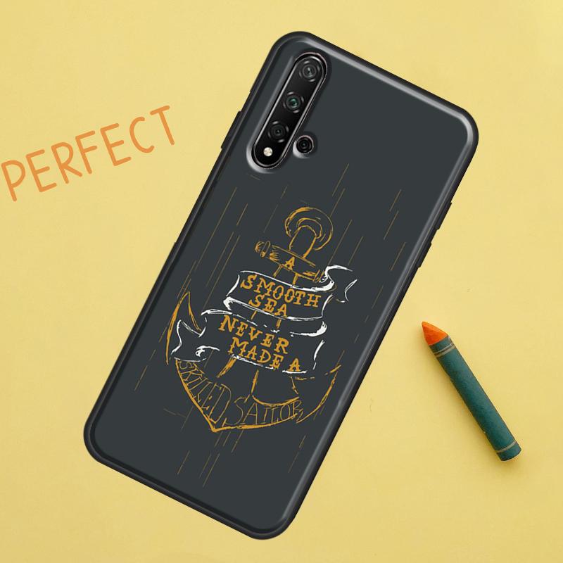 Anchor Sea Beach For Huawei Nova 5T 9 10 SE 7i 8i 11i 12i Y60 Y61 Y70 Y72 Y73 Y90 Y91 P20 P30 P40 Lite Case