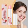 Erdbeer-Lippenbalsam, Pflegender Lippenbalsam, -rissige Lippen Feuchtigkeitsspendender Lippenbalsam (1 Rohr)