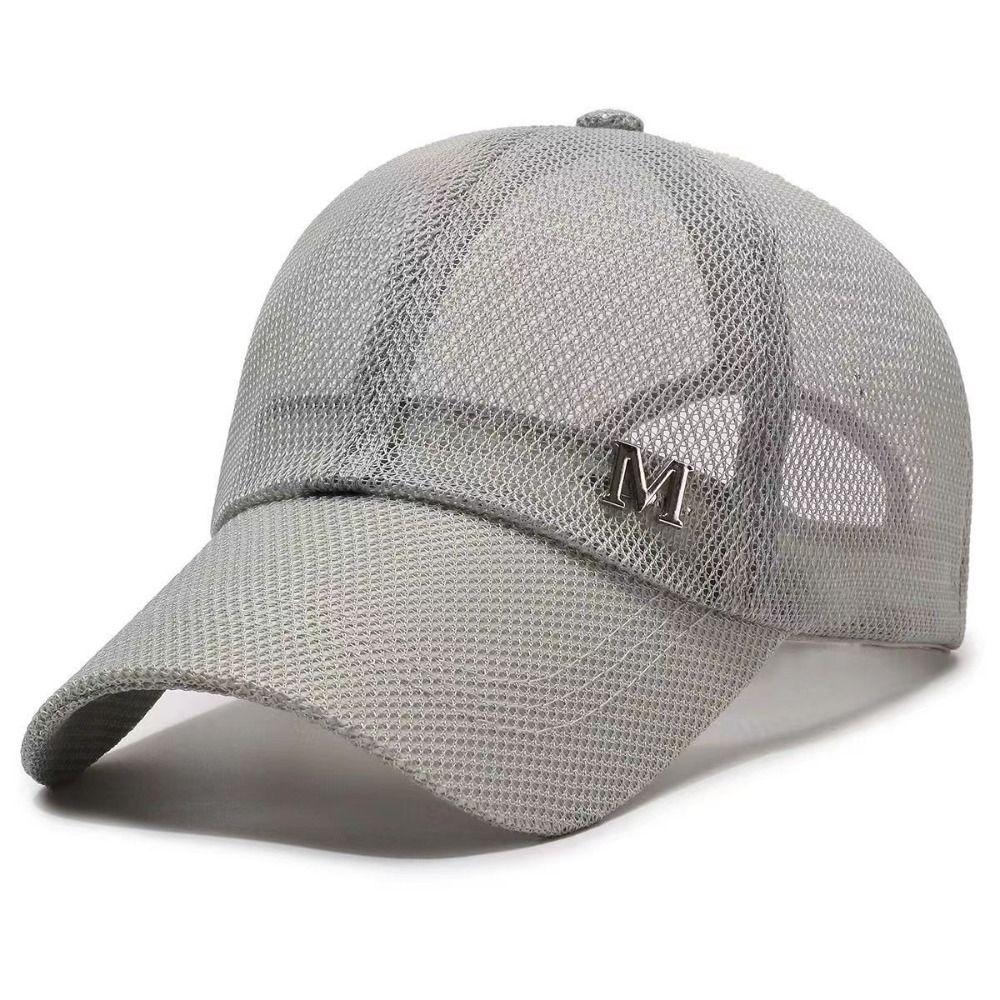 Quick-drying Mesh Cap Breathable Mesh Summer Men Hat Casual Baseball Hat Summer