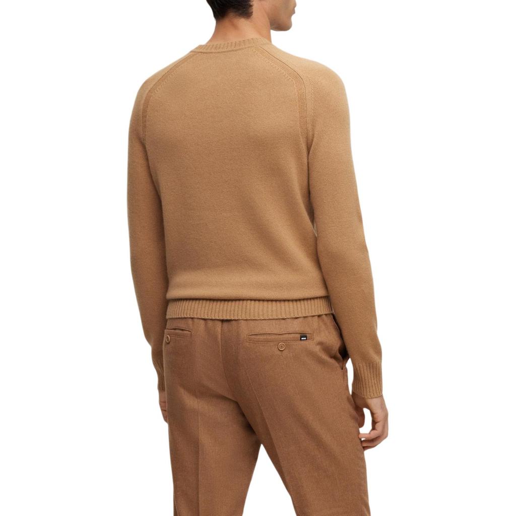 HUGO BOSS Sweaters Men's Brown Crew Neck Moderate Other 50500668-260