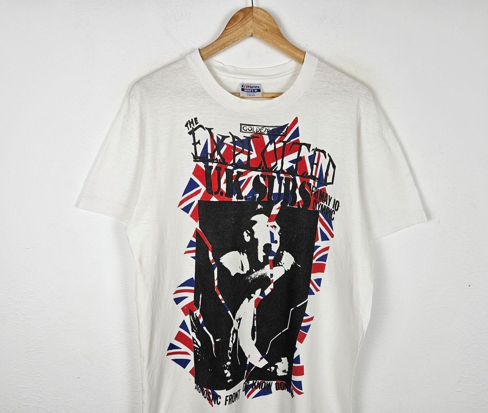 The Exploited UK Subs Agnostic Front Белая Унисекс Футболка Репринт KH11469 Унисекс Футболка XXXL