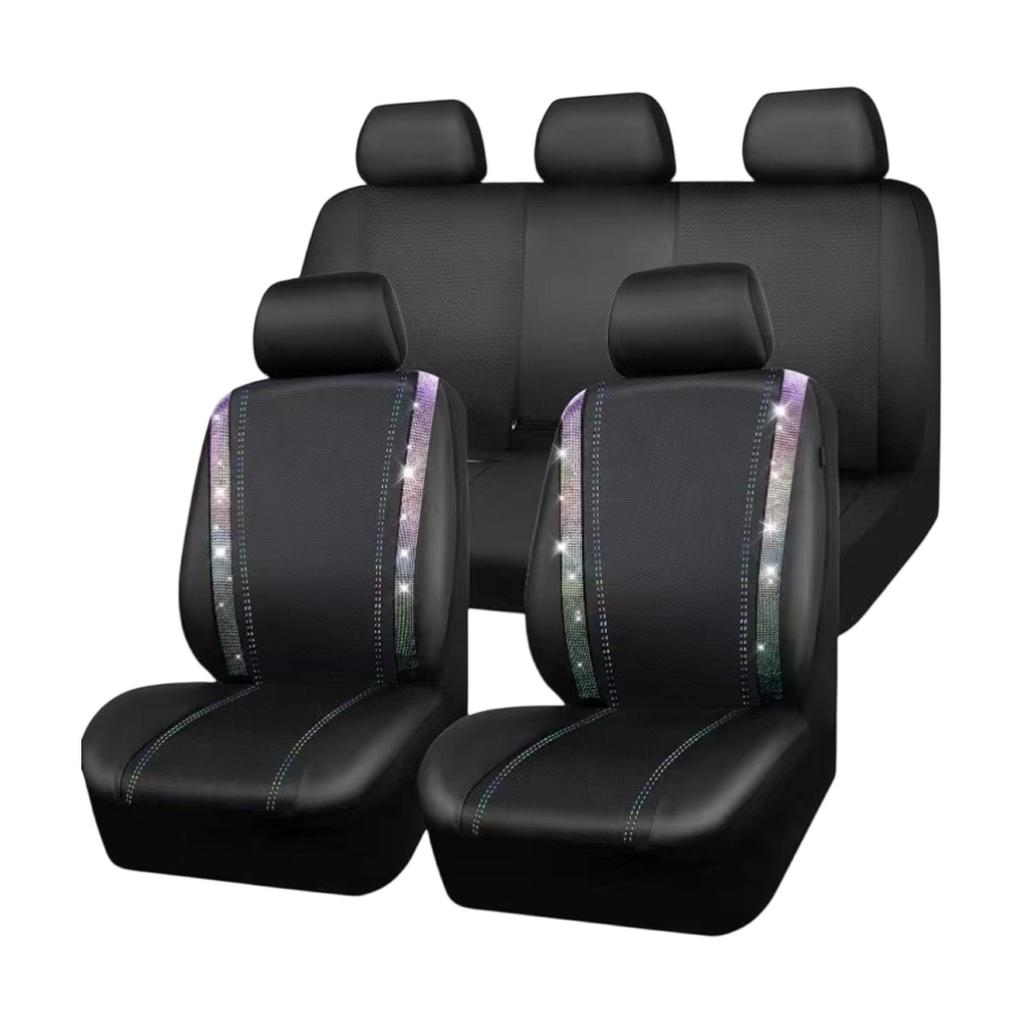 Leather Stitching Hot Diamond Diamond Diamond Water Rhinestone Universal Car Diamond Seat Cover