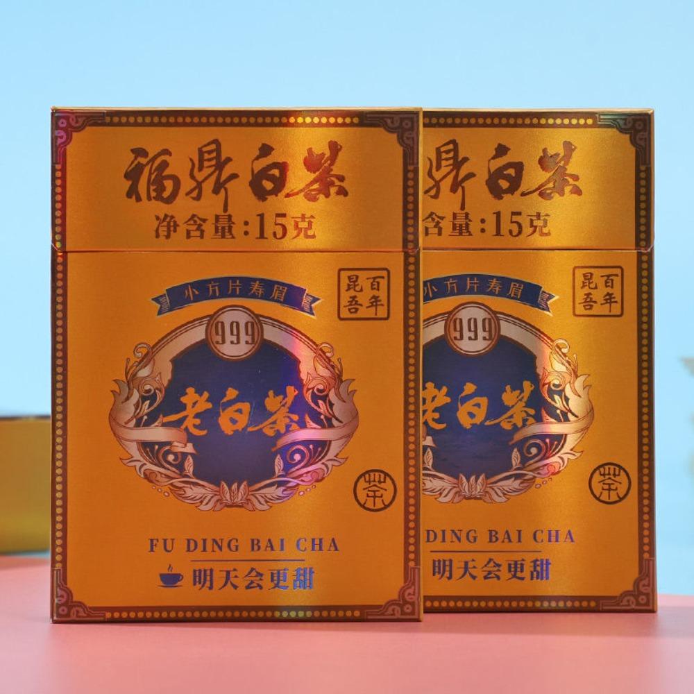 Fuding Shoumei Old White Tea Mini Square Cookie Bag 150g