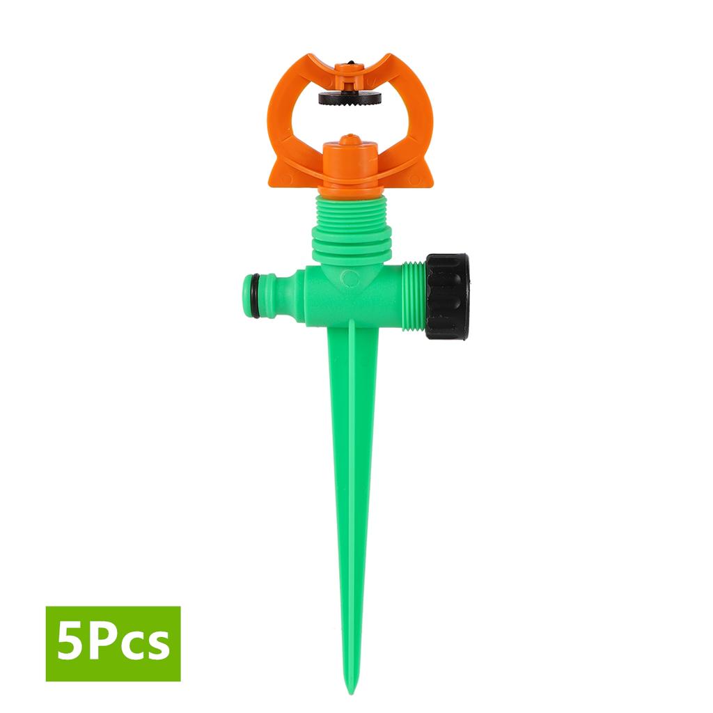 1/2" Impact Type Refracted Nozzles and 20cm Brackets 360 Degree Automatic Scattering Garden Lawn Irrigation Sprinklers 5/10Pcs