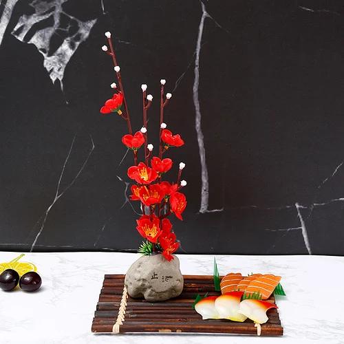 Sushi dishes sashimi platter plate decoration flowers mood plate decoration small ornaments creative embellishment flowers
