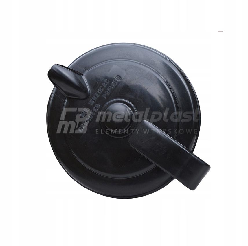 Lid for the frame of the garbage bag stand 120 l. Black