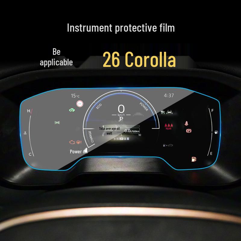Toyota Corolla Navigation & Console Protection Film - Fits 25 Models
