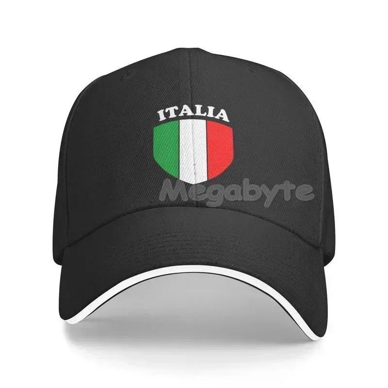 Itálie Itálie Italská vlajka Sendvičová čepice Unisex Nastavitelná Baseballová čepice Klasické Omyvatelné Kovbojské klobouky Klobouk proti slunci Venkovní kšiltovky