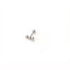 1pcs New Style Stainless Steel Ear Piercing Cz Stud Earrings Snake Moon Round Ball Arc Cartilage Helix Conch Screw Back Earring