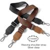 [L'PIERRE] Weaving Shoulder Strap Belt Width 40mm Adjustable Length Silver Hardware Elegant Color Wide Crossbody Cross Back Stylish Woven Fabric