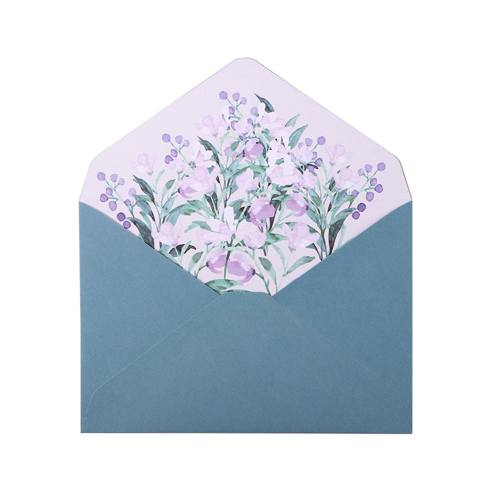Wedding Birthday Party Letter Pad Flowers Envelope Writing Paper Greeting Card Letter Paper