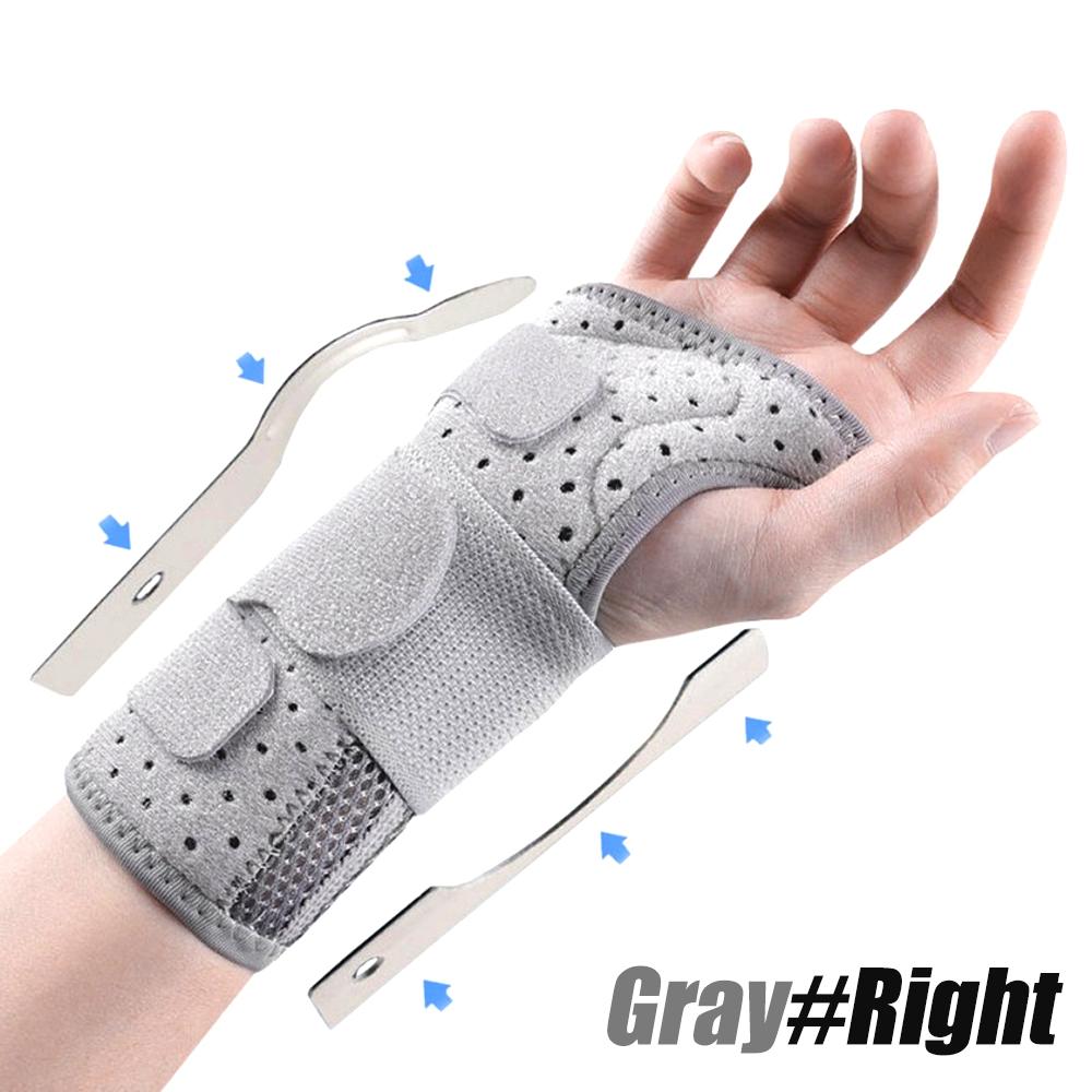 Wrist Brace Carpal Tunnel Right Left Hand Night Wrist Sleep Supports Splints Arm Stabilizer Compression Sleeve Adjustable Straps