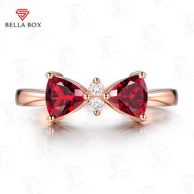 Mode Luxus Solitaire Grün Zirkon Frauen Hochzeit Jahrestag Ring Zwei Ton Elegante Dame Abend Party Ring Schmuck
