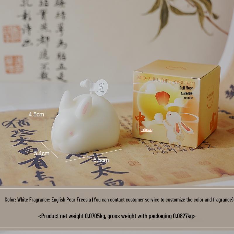High-End Osmanthus Scented Candle & Mooncake Gift Set: Stylish Mid-Autumn Festival Souvenir