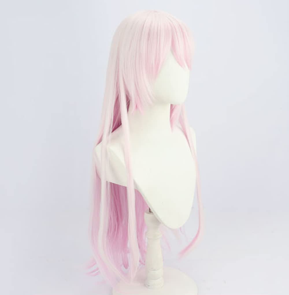 Cosplay Wig, Yuika Shiina (Shiina Yuika), Pink Gradient, Heat-resistant Wig, Perfect for Halloween, Events, Photo Shoots, and Festivals. (C)