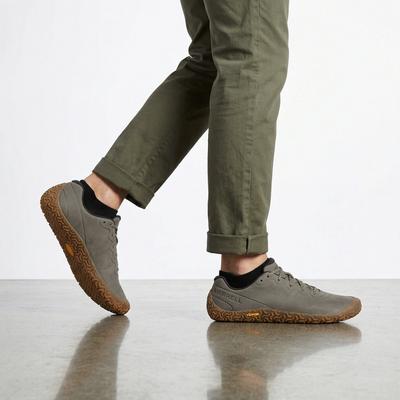 Vapor Glove 6 LTR Leather - Men's Barefoot Shoes Barefoot Shoes Olive-Green J067937 ORIGINAL