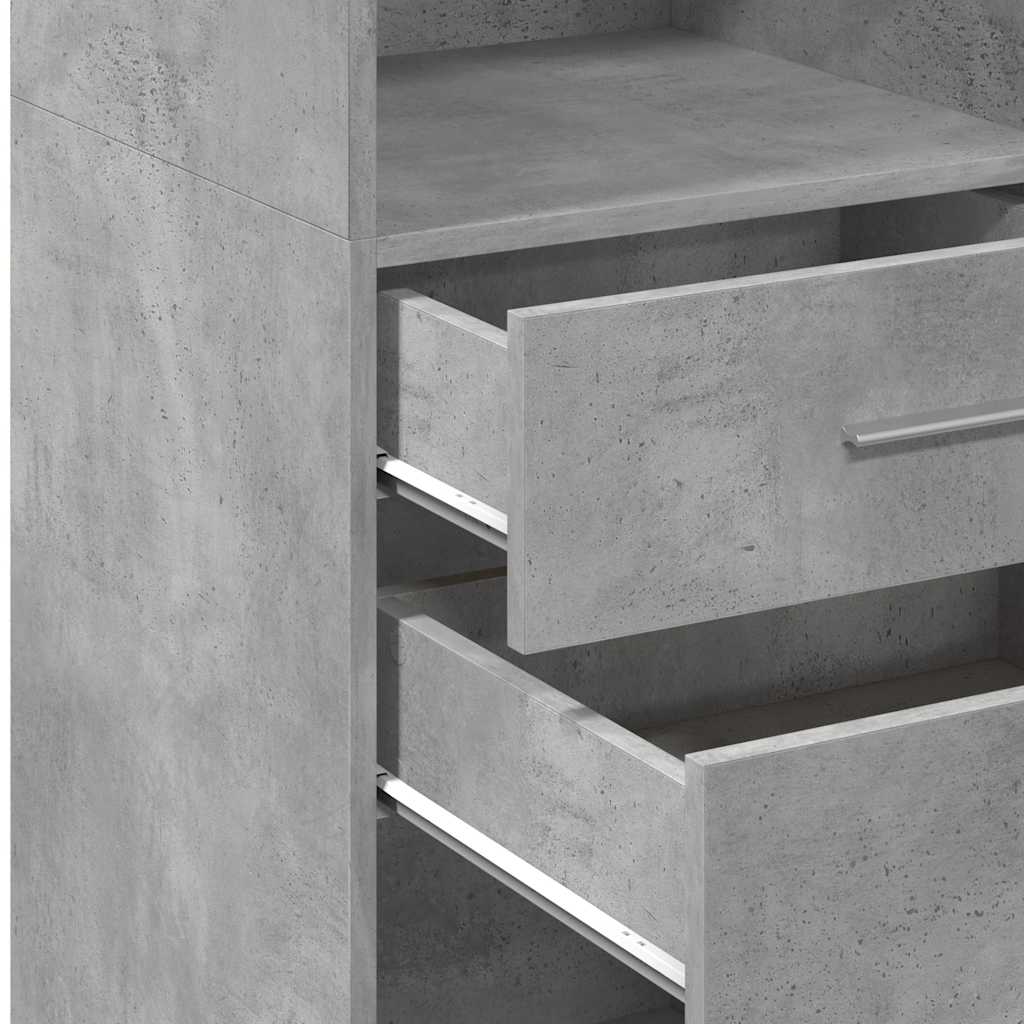 Highboard Concrete Grey 50 x 42.5 x 124 cm Particleboard
