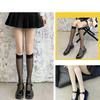 3pairs SET NEW Fashion Women's Ultra Thin Transparent Mid-Calf Glass Silk Socks Sheer Stockings for Women JK Lolita Gothic Girls