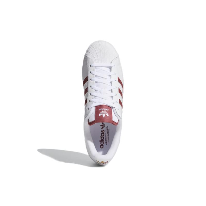 Adidas Superstar 'White Quiet Crimson' Sneaker GY0976