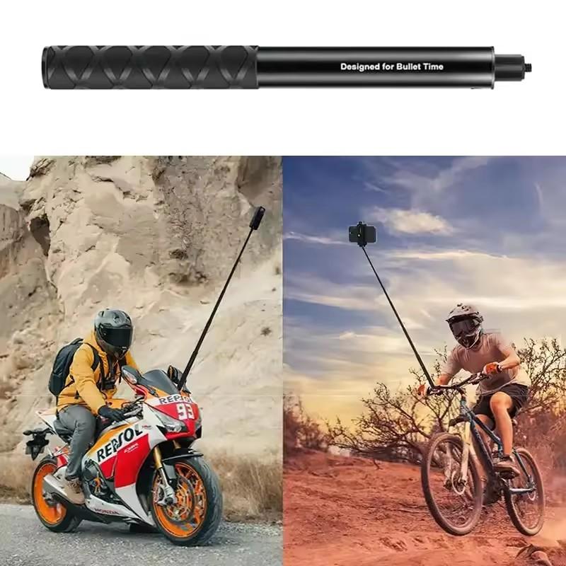 SORRISO 200cm Time Selfie Stick Aluminium Long Telescopic Extension Pole Rod Monopod For Gopro Phone Action Camera 7