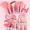 33-Piece Non-Absorbent Makeup Sponge & Puff Set
