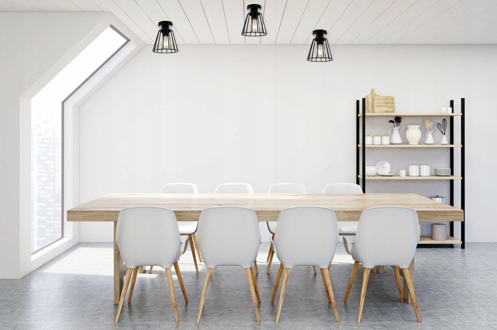 LOFT CEILING LAMP WIRE EDISON RETRO LED