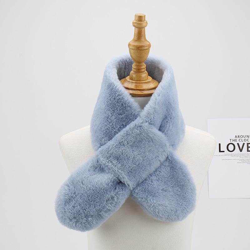 2023 Cute Cartoon Winter Scarf for Children - Korean Style, Warm Christmas Neck Warmer for Elementary School Girls & Boys