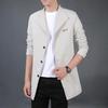 Men's Mid-Length High-End Trench Coat - Trendy Casual & Business Attire for Spring and Autumn