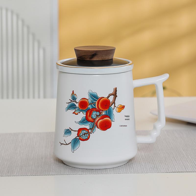Premium Ceramic Mug with Custom Logo - Gift for Annual Company Event or Cultural Souvenir