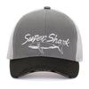 [COLORATA] Colorata Great White Shark Mesh Cap (Gray & Black/One Size Fits All) Shark Hat Cap Baseball Cap Men's Women's/Gift Present Christmas