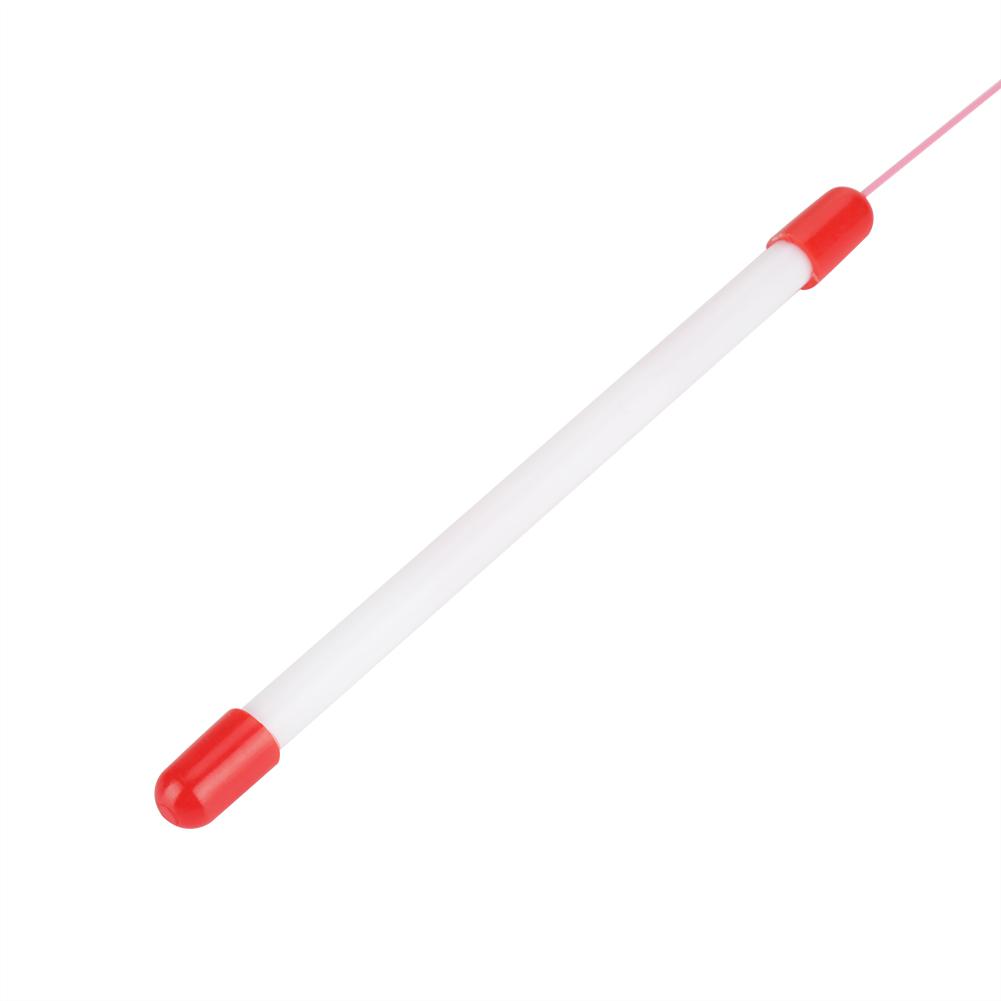 Funny Cat Kitten Pet Play Toy Teaser Feather Wire Chaser Wand Beads