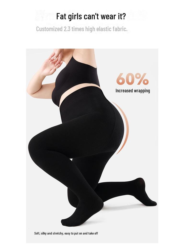 Velvet Leggings i plussstørrelse for kvinner: Tykk, varm og sklisikker for høst/vinter