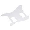 Guitar Pickguard Pick Guard Metal Decoration Protective Instrument Accessory Silver