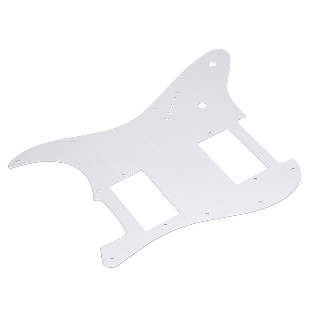 Guitar Pickguard Pick Guard Metal Decoration Protective Instrument Accessory Silver