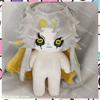 20cm Pierrot Baumwollpuppe Zirkus Anime Plüschtier DIY Anziehpuppe Nackte Figur Feiertagsgeschenk