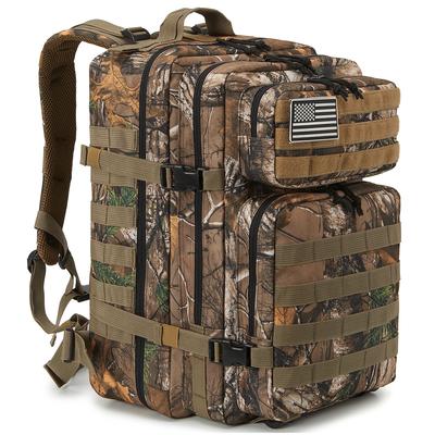 Mochilas Tácticas Supervivencia 45L Gran Capacidad Hombre 3 Días Molle Bolsas de Asalto Para Senderismo Outdoor Trekking Mochila de Camping