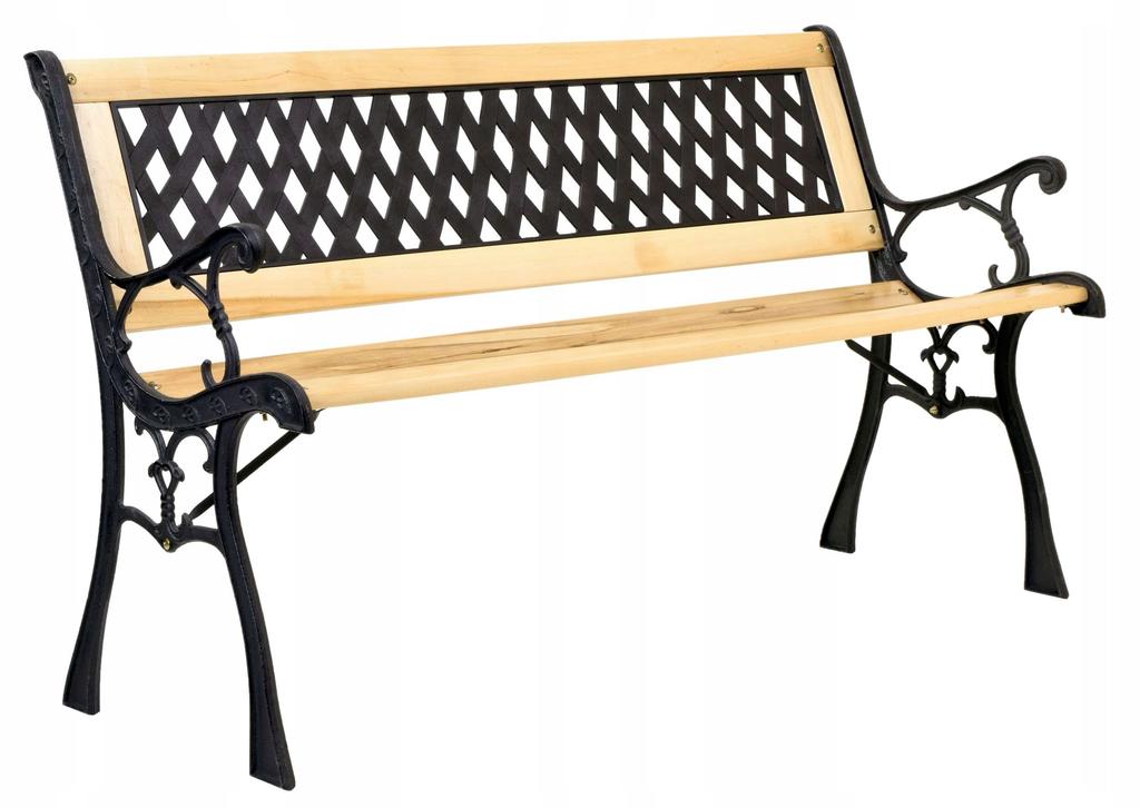 Cast Iron Garden Bench Karo