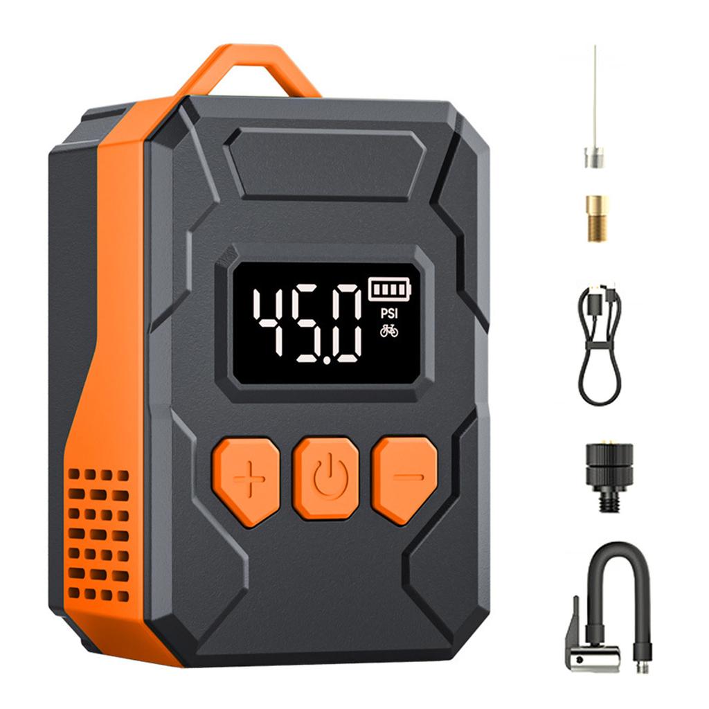 Tire Inflator Portable Air Compressor 150PSI Tire Pump 500mAh Air Pump for Cars Bikes & Motorcycle