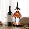 Scary Halloween Witch Hat Wine Bottle Cover Reusable Champagne Wine Bag Holiday Decor