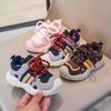Spring Mesh Breathable Chunky Sneakers Soft Sole Running Shoes For Boys Girls Kids Toddler Sports Footwear Age 1-6 Years