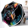 1pc Dogs Yorkshire Automatic Folding Umbrella - Compact 8-Rib Design, Durable Plastic & Iron, Lightweight for Outdoor Daily Use189