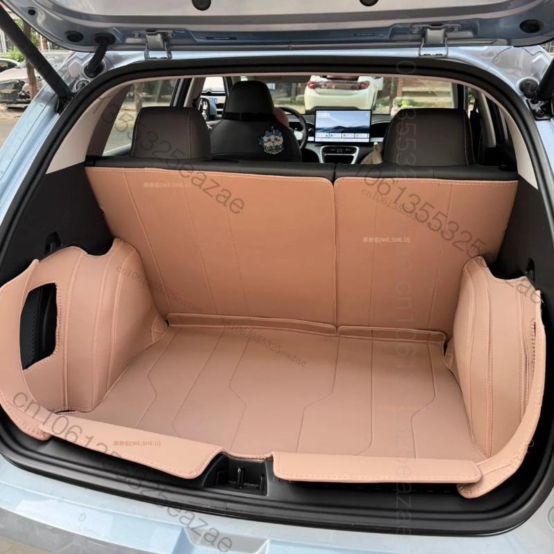 For Geely EX2 Xingyuan 2026 2025 Car Boot Liner Tray Waterproof Mud Protector Cargo Carpet Protection Leather Cargo Liner