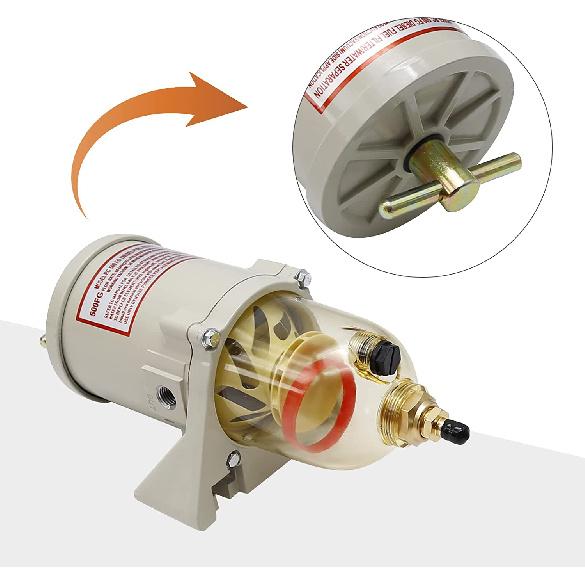 500FG 500FH Fuel Filter Marine Engine Fuel Diesel Fuel Filter Oil/Water Separator Marine Boat Trucks 90GPH For Car Boat Fuel Filters5