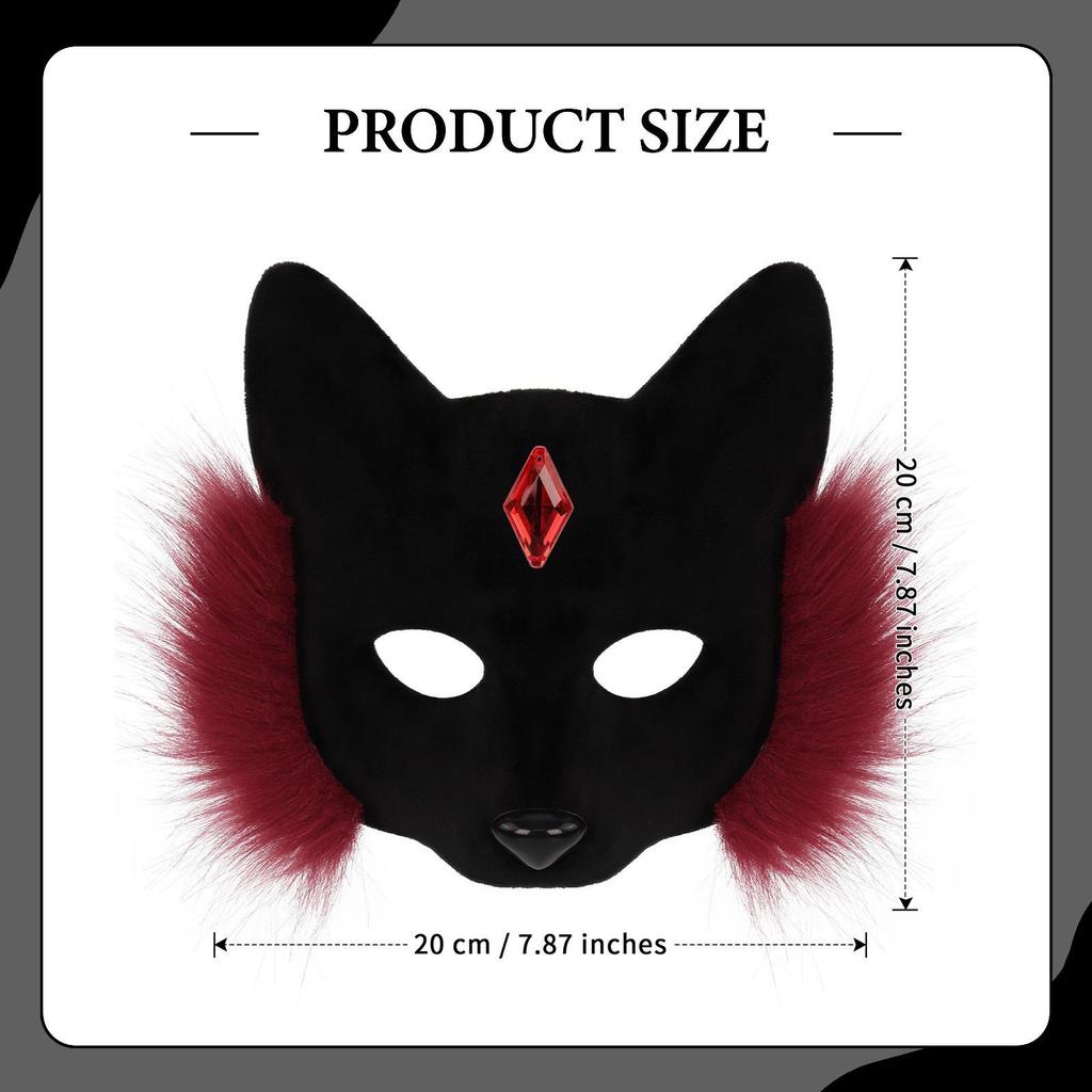 Fancy Dress Eye Halloween Fox for Holiday Wedding Parties