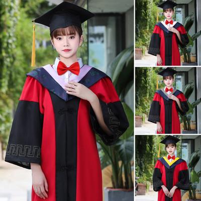 Graduation Cap And Gown Set Class of 2025 Graduate Uniform Academic Doctor Robe with Tassel for High School College Bachelor