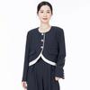 Maslan Fashion Versatile Temperament Long Sleeve Short Coat